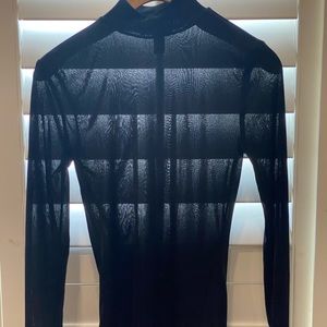 FOREVER 21- sheer form fitting turtle neck
